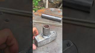 Make hammer handles from springs [upl. by Oznofla]