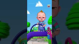 Learn about colors on the Rainbow Slide with BabyTaku funny kidsfun babytoyshow kidsshorts [upl. by Neesay779]