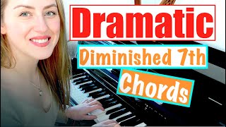 Diminished 7th Chords Explained Piano Lesson 🎹 [upl. by Diva140]