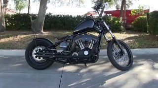 2006 Harley Davidson Bobber 883 Sportster Black [upl. by Allemahs896]