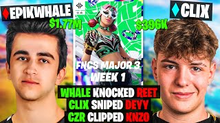 When Fortnite PROS Fight Eachother in COMP 3  CLIX  EPIKWHALE [upl. by Salokcin261]