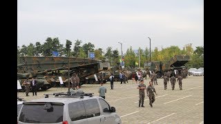 South Korean army APC tanks tactical combat vehicles APC air defense artillery DX Korea 2018 [upl. by Odlawso]