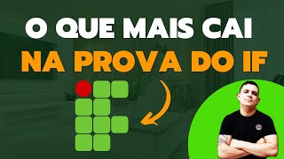 O QUE CAI NA PROVA DO IF  MATEMÁTICA [upl. by Maddy668]