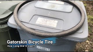 Gatorskin Bicycle Tire  How Long Do They Last [upl. by Arbas653]