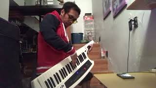 I WANT TO BREAK FREE keytar Solo cover [upl. by Cline]