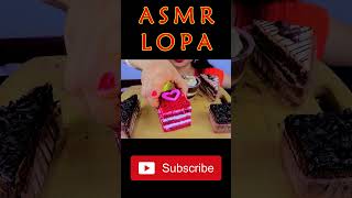 ASMR EATING CHOCOLATE CAKE MIO AMORE CAKE EATING SOUND NO TALKING MUKBANG [upl. by Aisanat963]