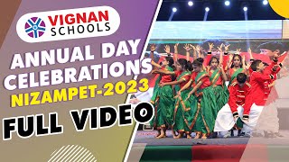 Vignan Annual Day Celebrations 2023 Full Video  Nizampet 29th Jan 2023  Prachand  6 to 10th Class [upl. by Oberstone]