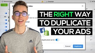 The 2 RIGHT Ways to Duplicate Your Facebook Ads Creatives [upl. by Harlie]