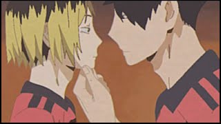 Haikyuu BL  KuroKen Kiss YAOI Fan editampanimation [upl. by Aihtnis259]