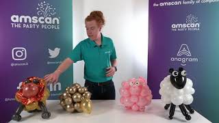 How to make Cutesy Topiary Animals using Latex Balloons [upl. by Ymaj]