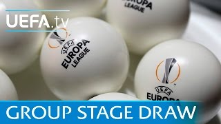 Full group stage draw 201617 UEFA Europa League [upl. by Asihtal]