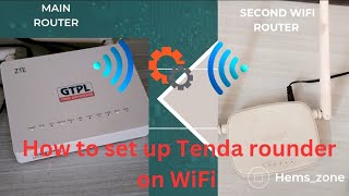 TENDA n301 universal repeater setup  how setup router a WIFI extender [upl. by Eiloj984]