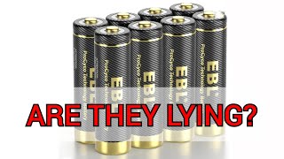 EBL Gold Pro Rechargeable AA Batteries 12V 2800mAh NIMH Battery Upgraded High Capacity [upl. by Gavriella]