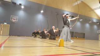 Kyudo  Mochi mato sharei  Winter Seminar 2017 [upl. by Neehs]