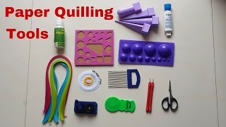 How to Use Paper Quilling Tools Tutorials with Examples [upl. by Sadiras]