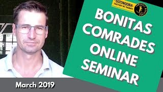 2019 Bonitas Comrades Online Success Seminar  March 2019 [upl. by Eednas]