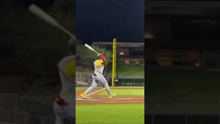 Termarr Johnson 1st at Bat in Arizona Fall League Homerun 1 of the best prospects in Minor Leagues [upl. by Davine]