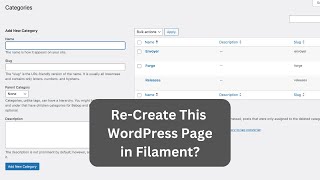 Filament Table and Form on ONE Page like WordPress [upl. by Jervis]