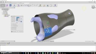 Pulling a tspline to a Mesh for Fusion 360 Hand Modeling [upl. by Andonis]