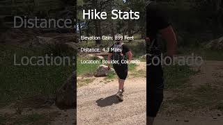 Bummers Rock Hike in Boulder Valley Canyon shorts travel outdoors [upl. by Gaskins638]