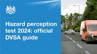 Hazard perception test 2024 official DVSA guide [upl. by Colwell796]