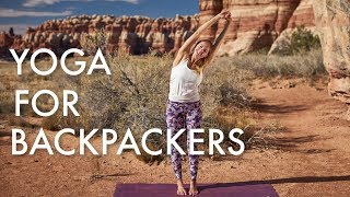 20 Minute Yoga Flow for Backpackers [upl. by Ahsiemac]