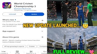 Wcc3 New Update Launched amp Wcc 3 New Update Full Review [upl. by Durgy]