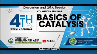 Weekly Seminar 4 Discussion on Basic Concept in Catalysis [upl. by Uy]