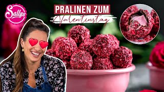 Pralinen Rezept  Valentinstagsrezept  Sallys Welt [upl. by Ykcor]