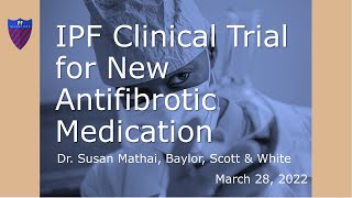 Important IPF Clinical Trial Opportunity for New Antifibrotic Medication [upl. by Soni193]