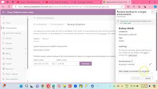 Lesson633  Backup Restore Without Solution  Restore  Power Apps 1000 Videos [upl. by Darnell362]