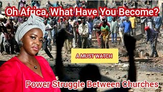 Churches In Africa Are Rioting Against Each Other See Viral Video…… [upl. by Shue]