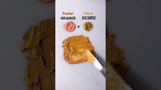 Exploring Yellow amp Orange Color Mixing colormixing satisfying funny art newvideo reels shorts [upl. by Aitahs]