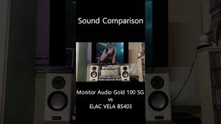 Sound Comparison Monitor Audio Gold 100 5G vs ELAC VELA BS403 Bz  REAL THING SHAKES [upl. by Eustace]