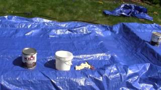 1HOW TO OIL BASED FENCE PAINT  PRIMER [upl. by Elades]