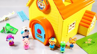 Satisfying with Unboxing Pororo House Playground School Set ASMR [upl. by Letney]