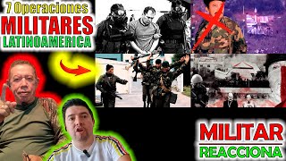 MILITAR COLOMBIANO reacciona a las 7 Exitosas Operaciones Especiales Latinoamericanas  MX CO AR PE [upl. by Chappie249]