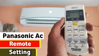 Panasonic ac remote control [upl. by Eelsnia]