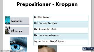 Prepositioner kroppen [upl. by Eylatan725]