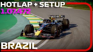 F1 23 BRAZIL Hotlap  Setup 107472  18th Worldwide Ranking [upl. by Adolpho]