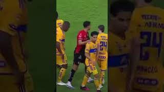 primera BRONCA de MARCELO FLORES en su DEBUT con TIGRES shorts720p 1 [upl. by Farro]