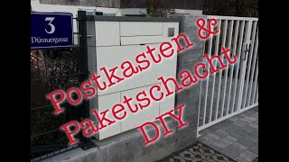 Postkasten amp Paketschacht  DIY [upl. by Utta]