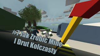 Unturned 7  Jak Zrobić Minę i Drut KolczastyPoradnik  Plaga Gameplay PL [upl. by Aenal]