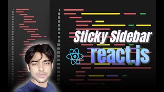 Sticky sidebar in react js wordpress and onscroll [upl. by Nike86]