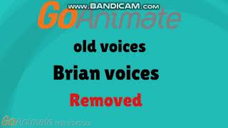 goanimate old voices brian voices is removed [upl. by Ahsenaj]