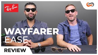 RayBan New Wayfarer Ease 4340 Sunglass Review  SportRx [upl. by Omidyar]