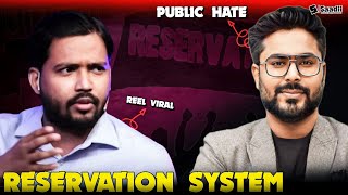 Indian Reservation System  Gagan Pratap  End Reservation  Khan Sir Explained  Trending [upl. by Leerzej241]