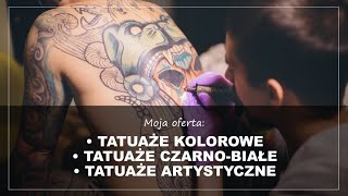 Tatuaże czarnobiałe Bełchatów Bestink Tattoo Marek Drzazga [upl. by Harding876]