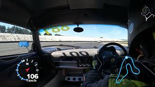 Elise K20A One Raceway NSW Supersprint 2024 Run 3 [upl. by Odradlig]