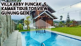 Villa Arby Puncak 5 Kamar Tidur Top View [upl. by Ocinemod]